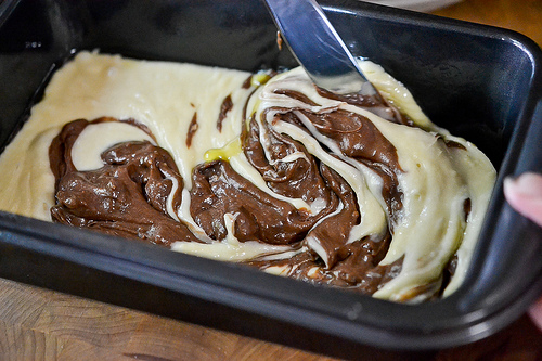 Chocolate Sweet Cream Marble Loaf-8