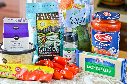 Creamy Caprese Quinoa Bake-1