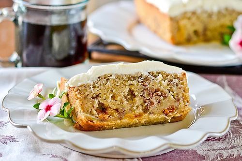 Apple Spice Cake with Cream Cheese Icing-10