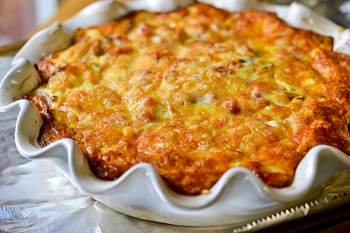 Savory Ham-and-Swiss Breakfast Pie-8