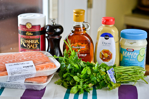 Mustard-Maple Roasted Salmon-1