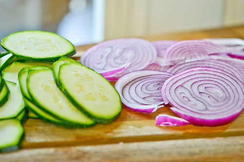 Zucchini & Red Onion Flatbread-2