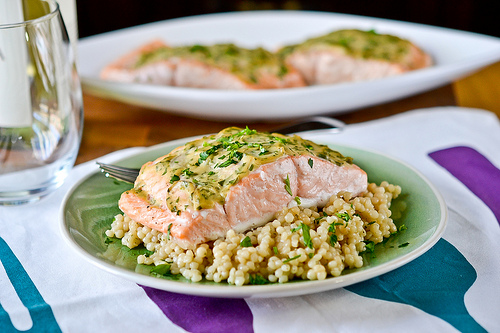 Mustard-Maple Roasted Salmon-8