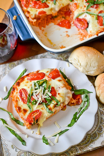 Creamy Caprese Quinoa Bake-16