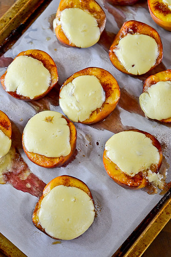 Cheesecake-Stuffed Peaches-10