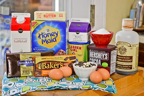 Triple Chocolate Pudding Pie-1