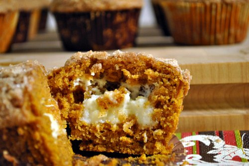 Pumpkin Cream Cheese Muffins