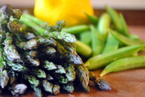 Israeli Couscous with Crispy Greens