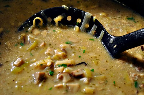 Mushroom and Wild Rice Soup