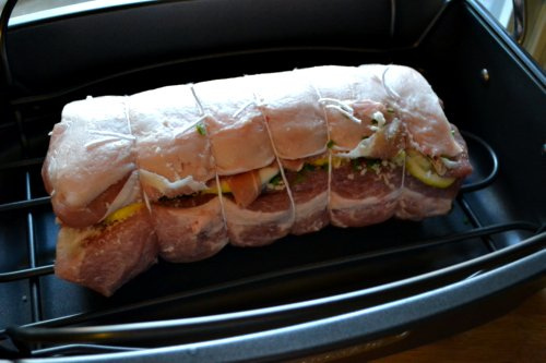Lemon-Prosciutto Stuffed Pork Roast