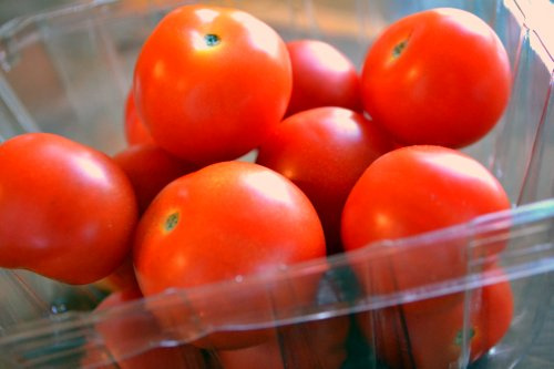 Cherry Tomatoes Stuffed with Marinated Feta