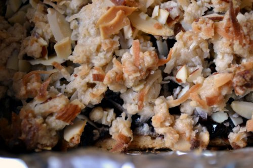 Triple Cherry Streusal Bars