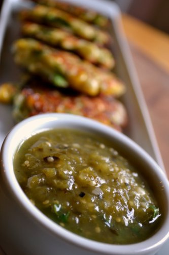 Zucchini and Corn Tortitas