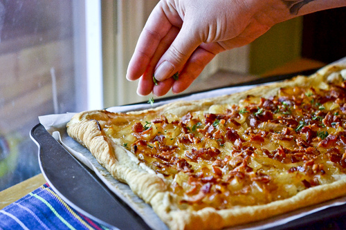 Honey-Caramelized Onion Tart 12