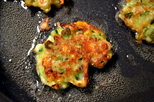 Zucchini and Corn Tortitas