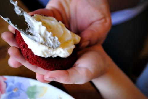 Red Velvet Whoopie Pies