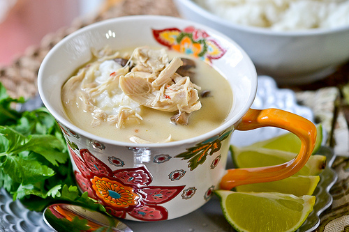 Thai Coconut Chicken Soup-13