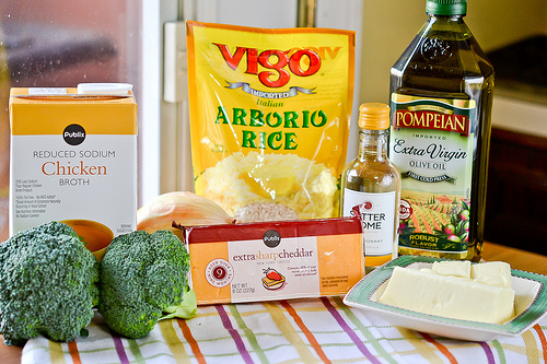 Broccoli-Cheddar Oven Risotto-1