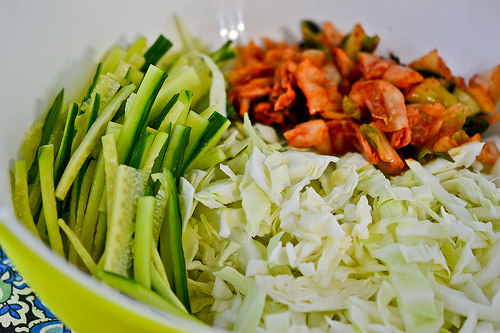 Cucumber & Kimchi Noodle Salad-2