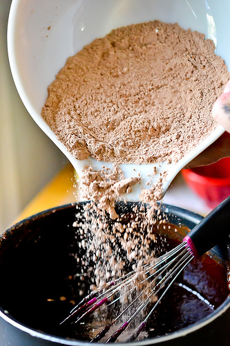 Pumpkin-Brownie Swirl Pie-5