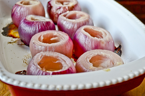 Sausage-Stuffed Red Onions 15