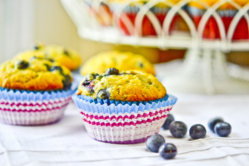 Banana Blueberry Muffins