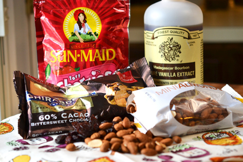 Almond-Cherry Chocolate Bark 1