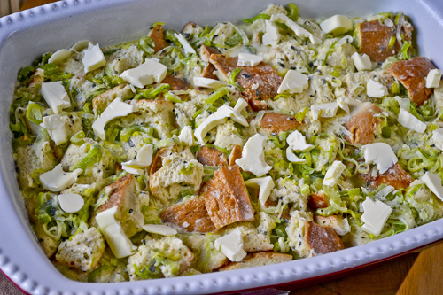 Herb-and-Leek Bread Pudding 10