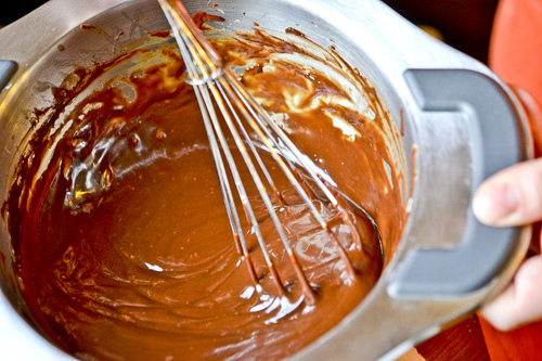 Chocolate-Amaretto Souffles 11