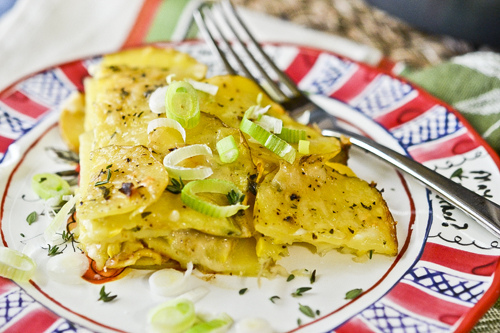 Herbed Summer Squash and Potato Torte 2