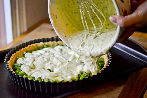 Spring Vegetable & Goat Cheese Tart 16