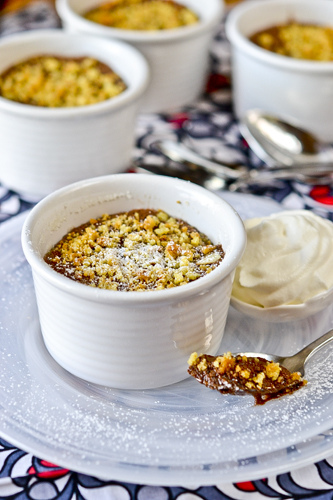 Chocolate-Amaretto Souffles 3