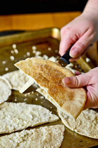Hummus with Parmesan Herb Pita Chips 12