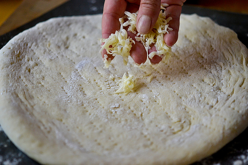 Smoked Sausage Breakfast Pizza-4