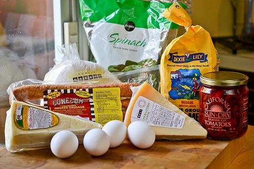 Smoked Sausage Breakfast Pizza-1