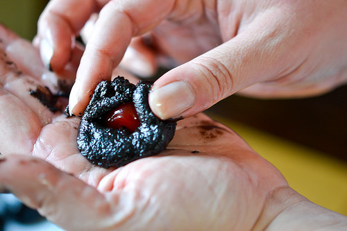 Chocolate-Cherry Cookie Balls-6