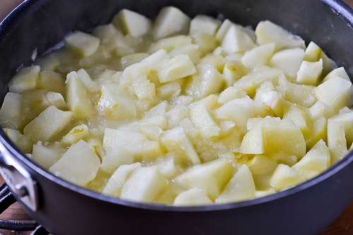 Apple Spice Cake with Cream Cheese Icing-2
