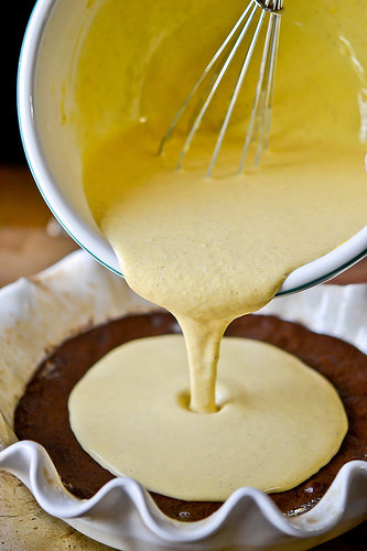 Pumpkin-Brownie Swirl Pie-7