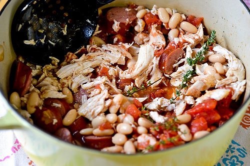 Chicken & Sausage Cassoulet-4