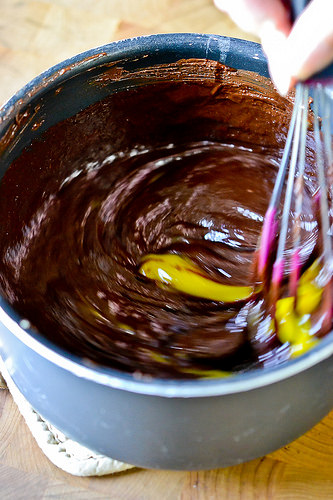 Pumpkin-Brownie Swirl Pie-3