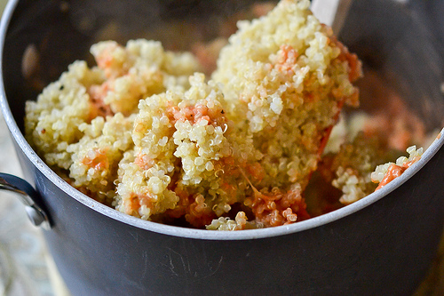 Creamy Caprese Quinoa Bake-5