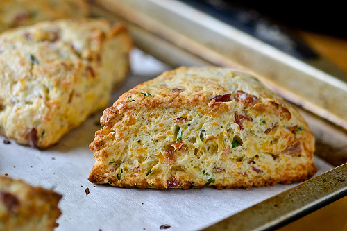 Bacon, Cheddar & Chive Scones-10