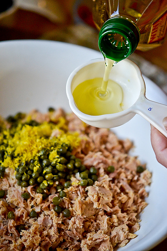 Israeli Couscous Tuna Salad-5