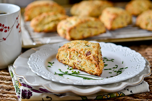 Bacon, Cheddar & Chive Scones