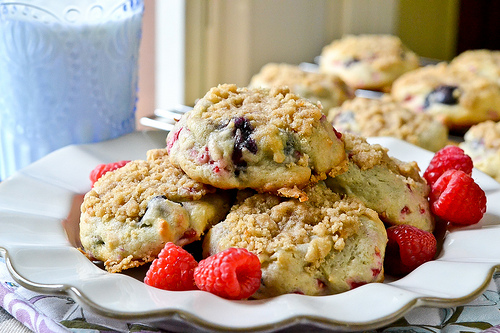 Blueberry Muffin Cookies