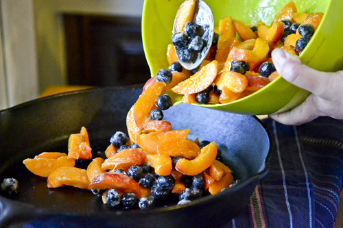 Apricot Blueberry Cobbler 11