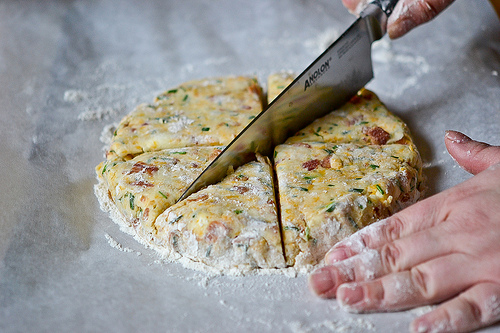 Bacon, Cheddar & Chive Scones-7