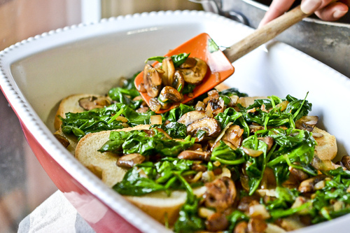 Mushroom-Spinach Baked Eggs 14