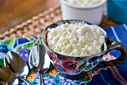 Vanilla Bean Rice Pudding