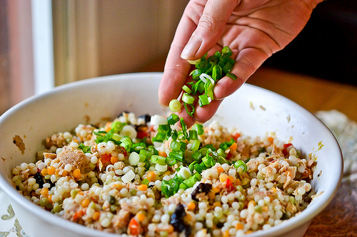 Israeli Couscous Tuna Salad-11